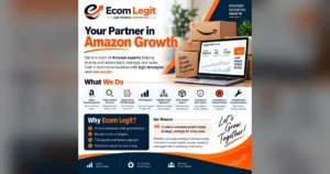 EcomLegit Amazon agency services: account management, PPC, listing SEO and catalog management.